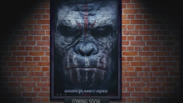 Dawn of the Planet of the Apes ilk Afiş