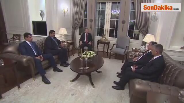 Erdoğan Katar Savunma Bakanı El-Atiyye'yi Kabul Etti